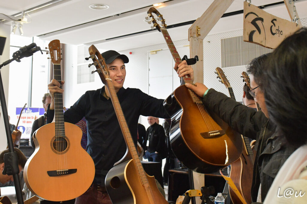 exposant guitare du paris guitar festival